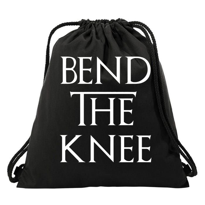 Bend The Knee Mother Of Dragons Drawstring Bag