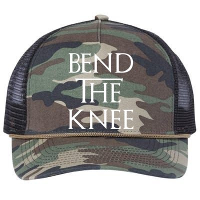 Bend The Knee Mother Of Dragons Retro Rope Trucker Hat Cap