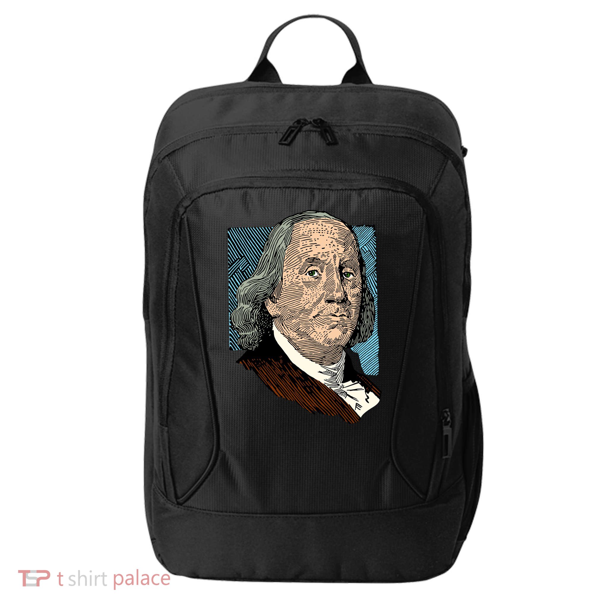 Benjamin Franklin Portrait City Backpack