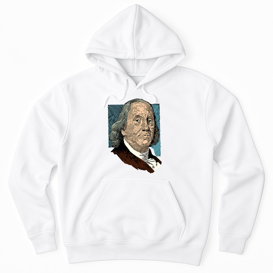 Benjamin Franklin Portrait Hoodie