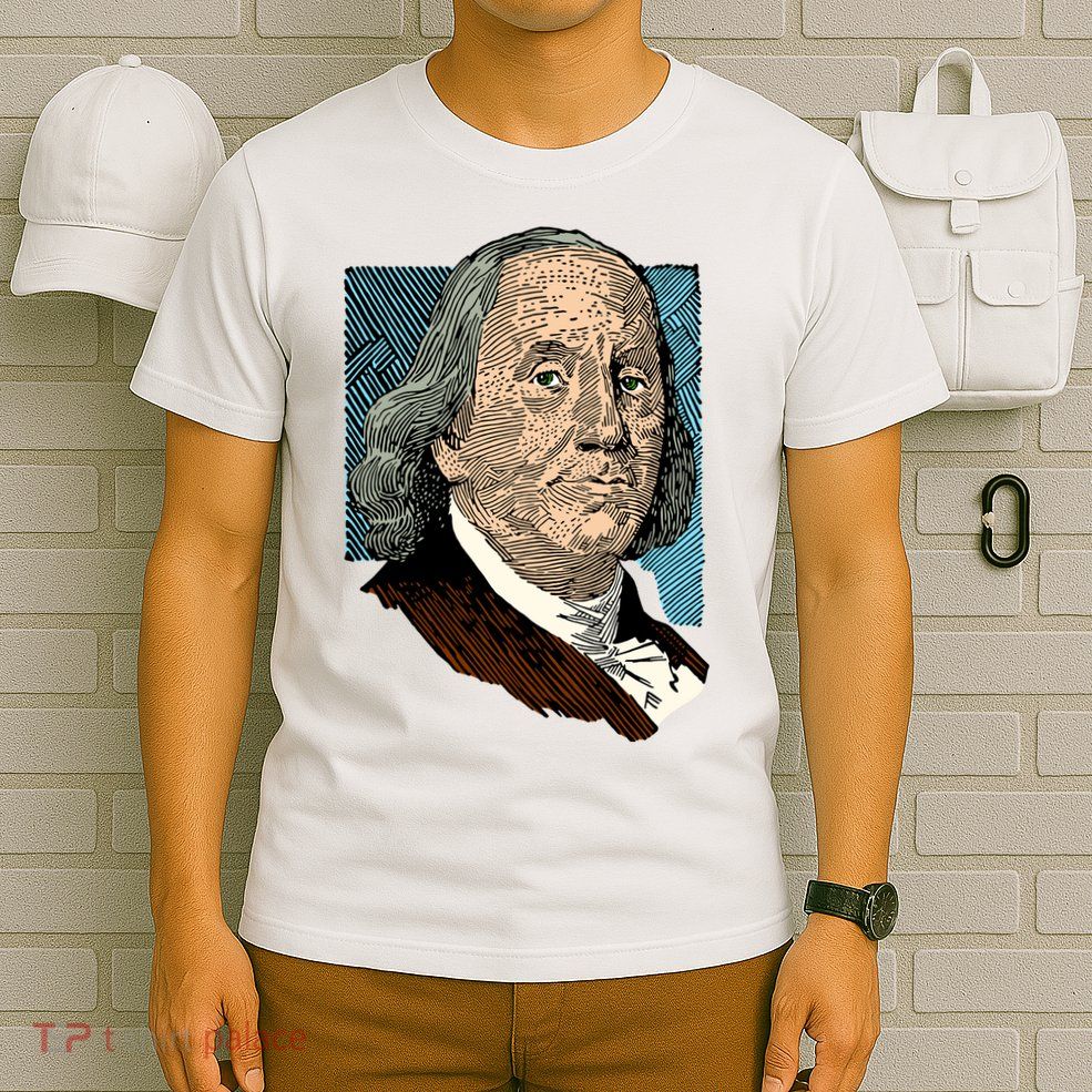 Benjamin Franklin Portrait T-Shirt