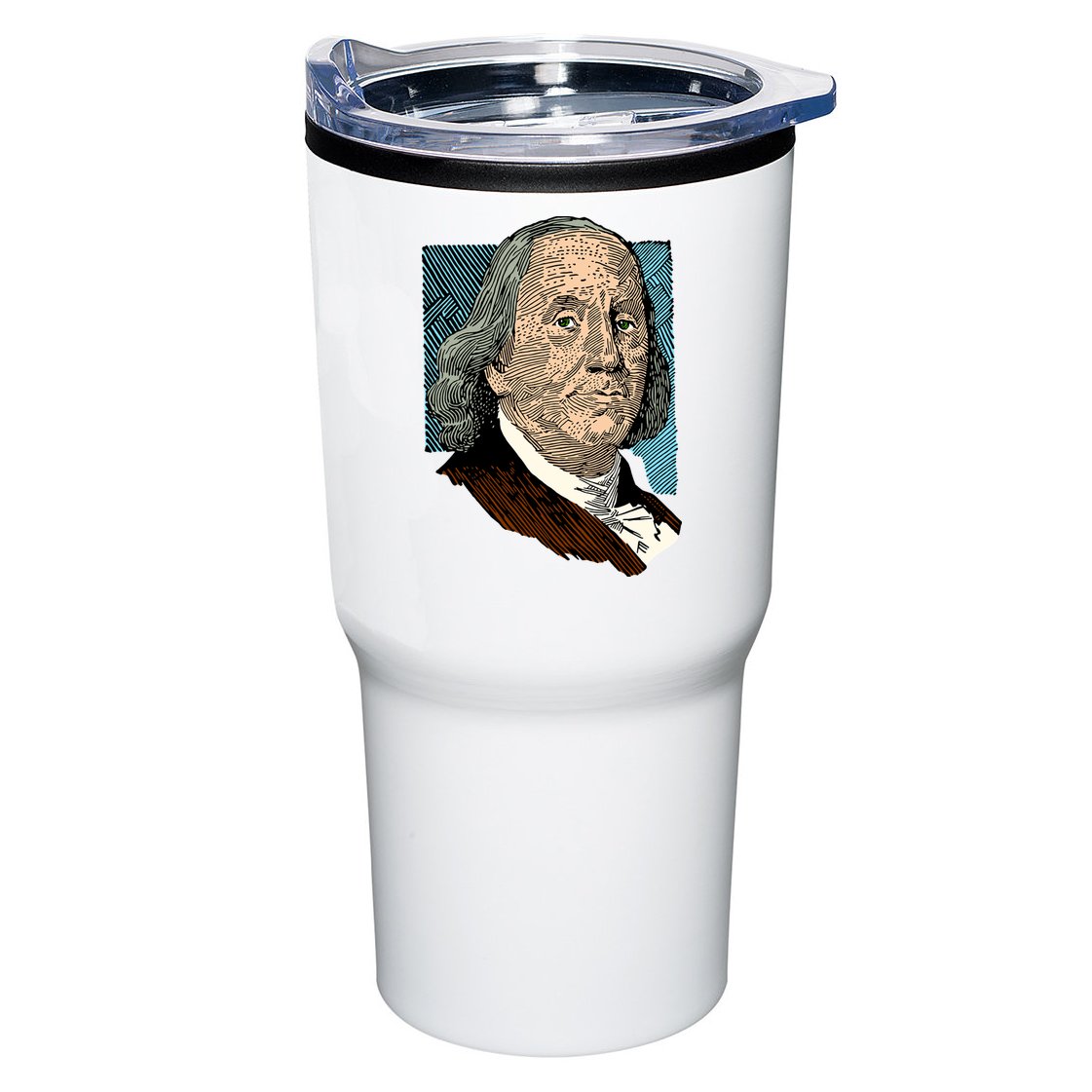 Benjamin Franklin Portrait Tumbler