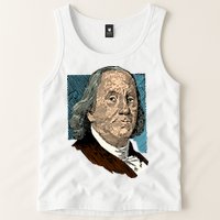 Benjamin Franklin Portrait Tank Top