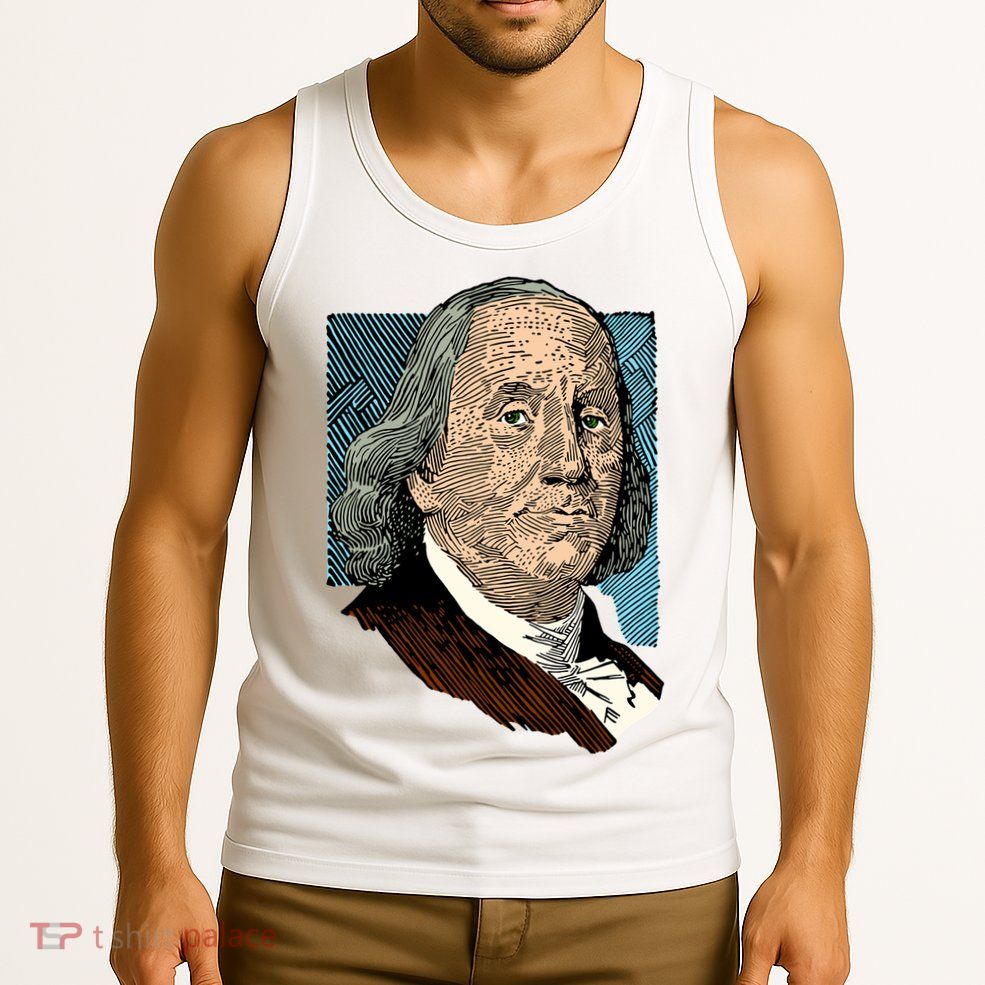 Benjamin Franklin Portrait Tank Top