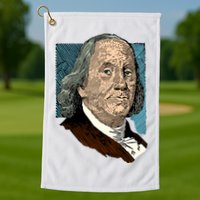 Benjamin Franklin Portrait Golf Towel