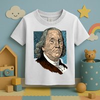 Benjamin Franklin Portrait Toddler T-Shirt