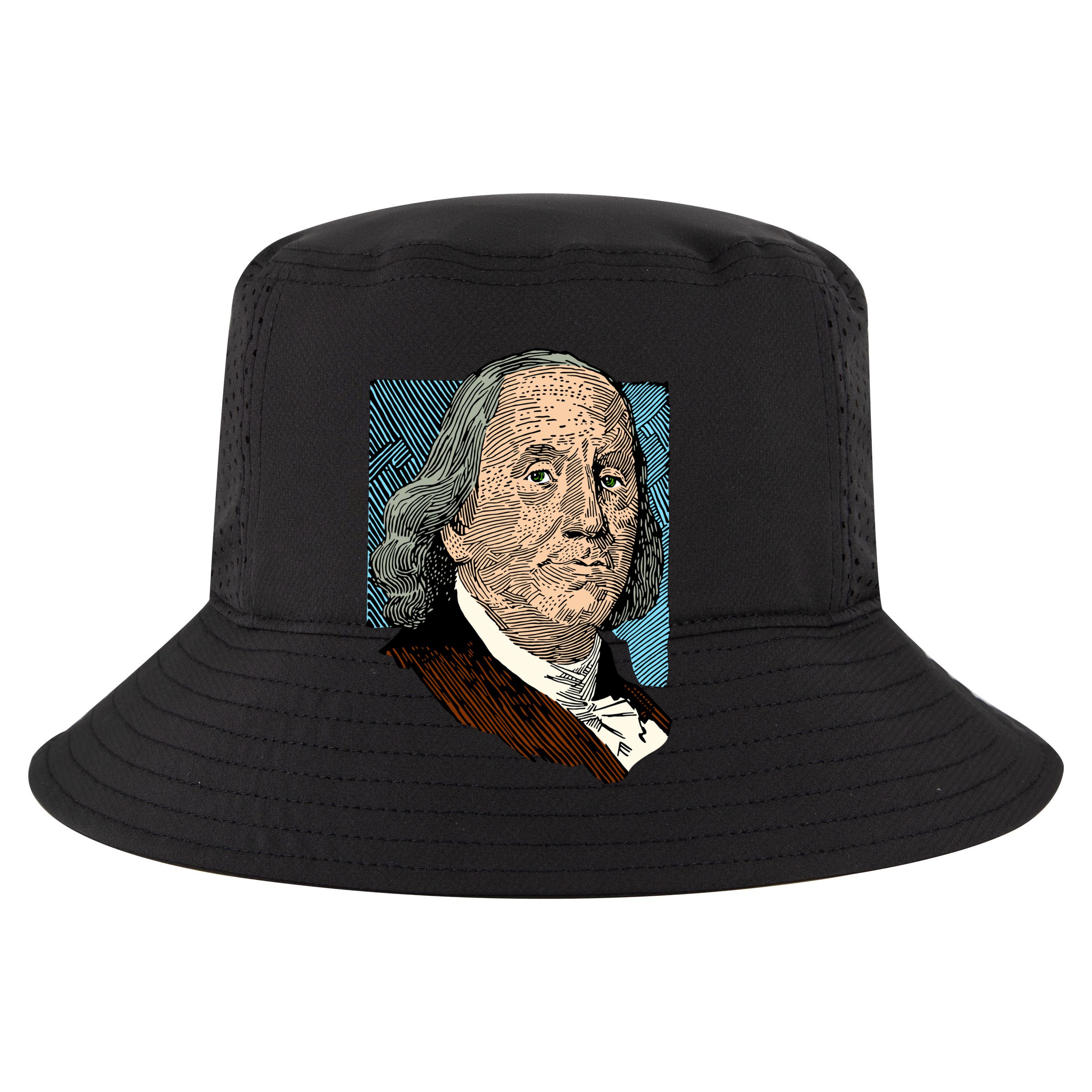Benjamin Franklin Portrait Women's Crop Top Tee