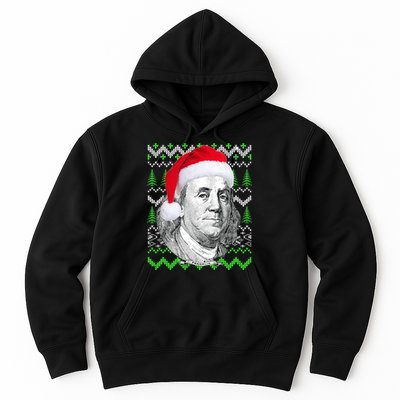 Benjamin Franklin Ugly Christmas Sweater Hoodie