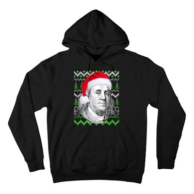 Benjamin Franklin Ugly Christmas Sweater Hoodie