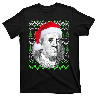 Benjamin Franklin Ugly Christmas Sweater T-Shirt