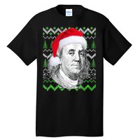 Benjamin Franklin Ugly Christmas Sweater Tall T-Shirt