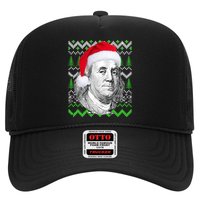 Benjamin Franklin Ugly Christmas Sweater Trucker Hat