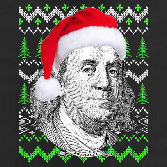 Benjamin Franklin Ugly Christmas Sweater Trucker Hat