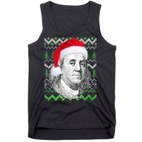 Benjamin Franklin Ugly Christmas Sweater Tank Top