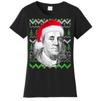 Benjamin Franklin Ugly Christmas Sweater Women's T-Shirt