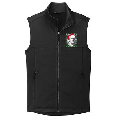 Benjamin Franklin Ugly Christmas Sweater Collective Smooth Fleece Vest