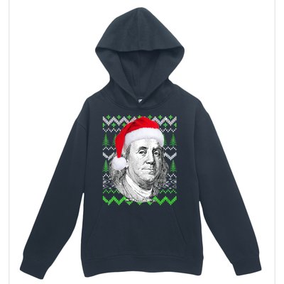 Benjamin Franklin Ugly Christmas Sweater Urban Pullover Hoodie