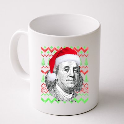 Benjamin Franklin Ugly Christmas Sweater Coffee Mug