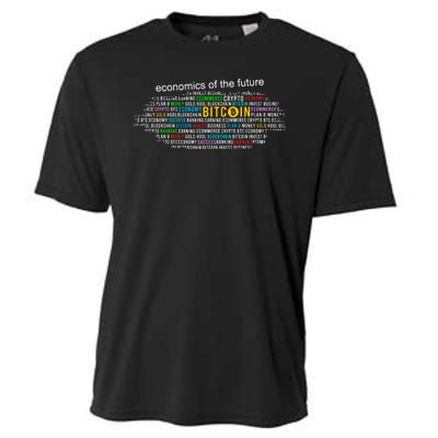 Bitcoin Economics Of The Future Cooling Performance Crew T-Shirt