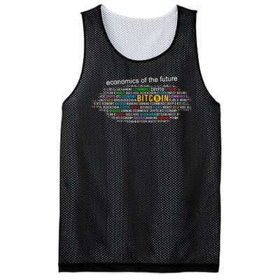 Bitcoin Economics Of The Future Mesh Reversible Basketball Jersey Tank