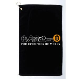 Bitcoin Evolution Of Money Crypto Trader Btc Investor Platinum Collection Golf Towel