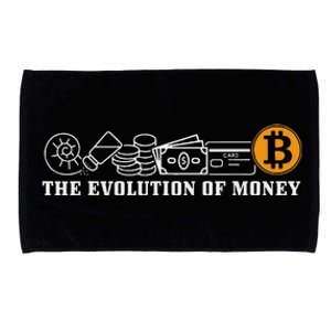 Bitcoin Evolution Of Money Crypto Trader Btc Investor Microfiber Hand Towel