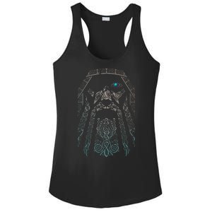 Blue Eye Oden God Ladies PosiCharge Competitor Racerback Tank