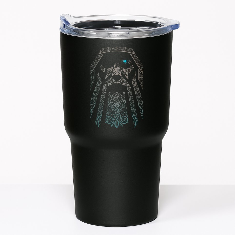 Blue Eye Oden God Tumbler