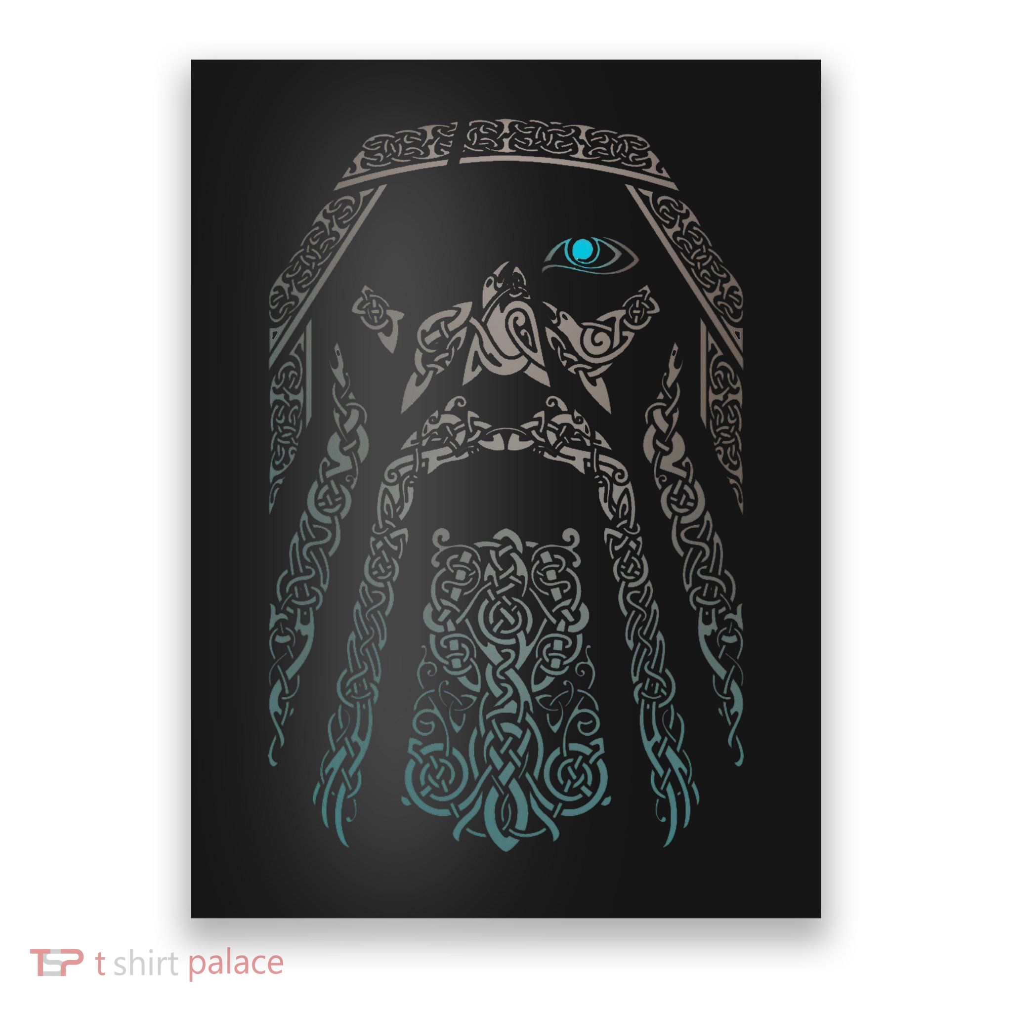 Blue Eye Oden God Poster