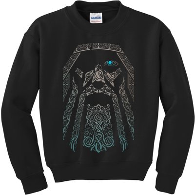 Blue Eye Oden God Kids Sweatshirt