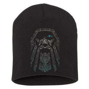 Blue Eye Oden God Short Acrylic Beanie