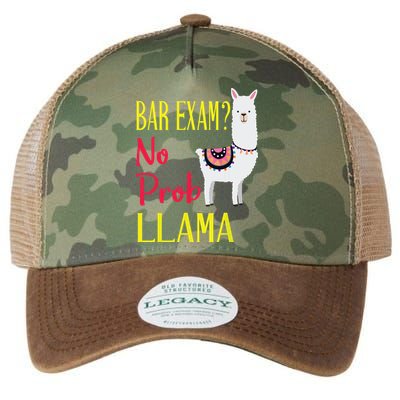 Bar Exam Passing The Passed No Prob Llama Lawyer Law Gift Legacy Tie Dye Trucker Hat