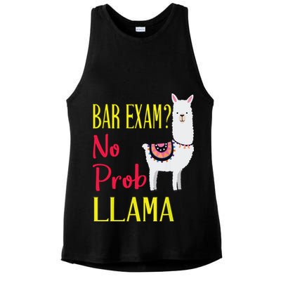 Bar Exam Passing The Passed No Prob Llama Lawyer Law Gift Ladies PosiCharge Tri-Blend Wicking Tank