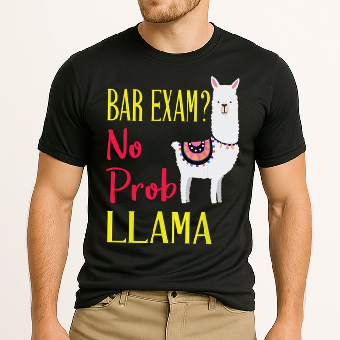 Bar Exam Passing The Passed No Prob Llama Lawyer Law Gift Cooling Performance Crew T-Shirt