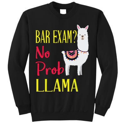 Bar Exam Passing The Passed No Prob Llama Lawyer Law Gift Sweatshirt