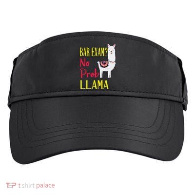 Bar Exam Passing The Passed No Prob Llama Lawyer Law Gift Adult Drive Performance Visor