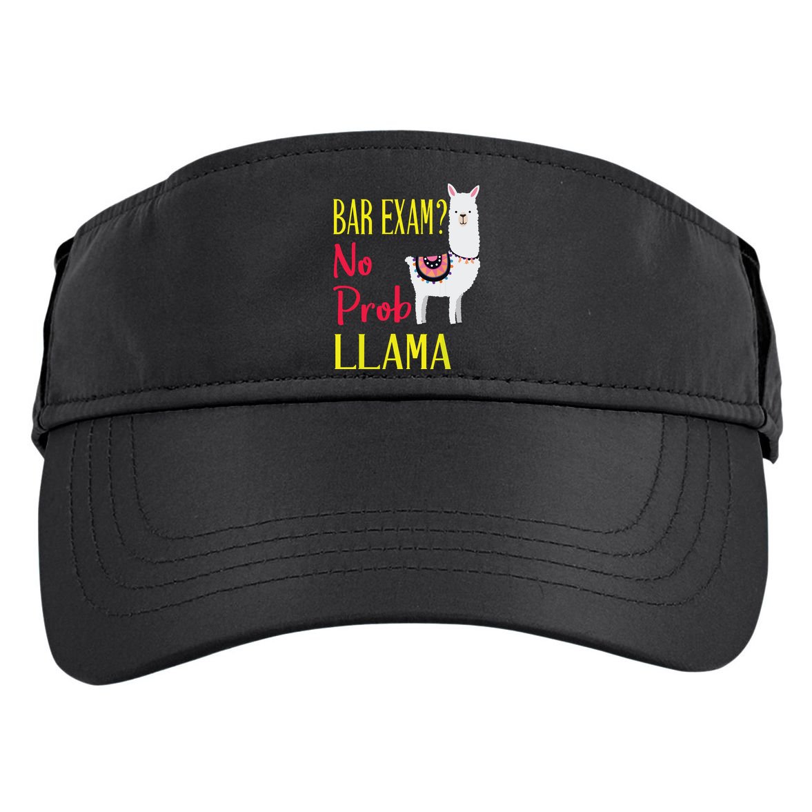 Bar Exam Passing The Passed No Prob Llama Lawyer Law Gift Adult Drive Performance Visor