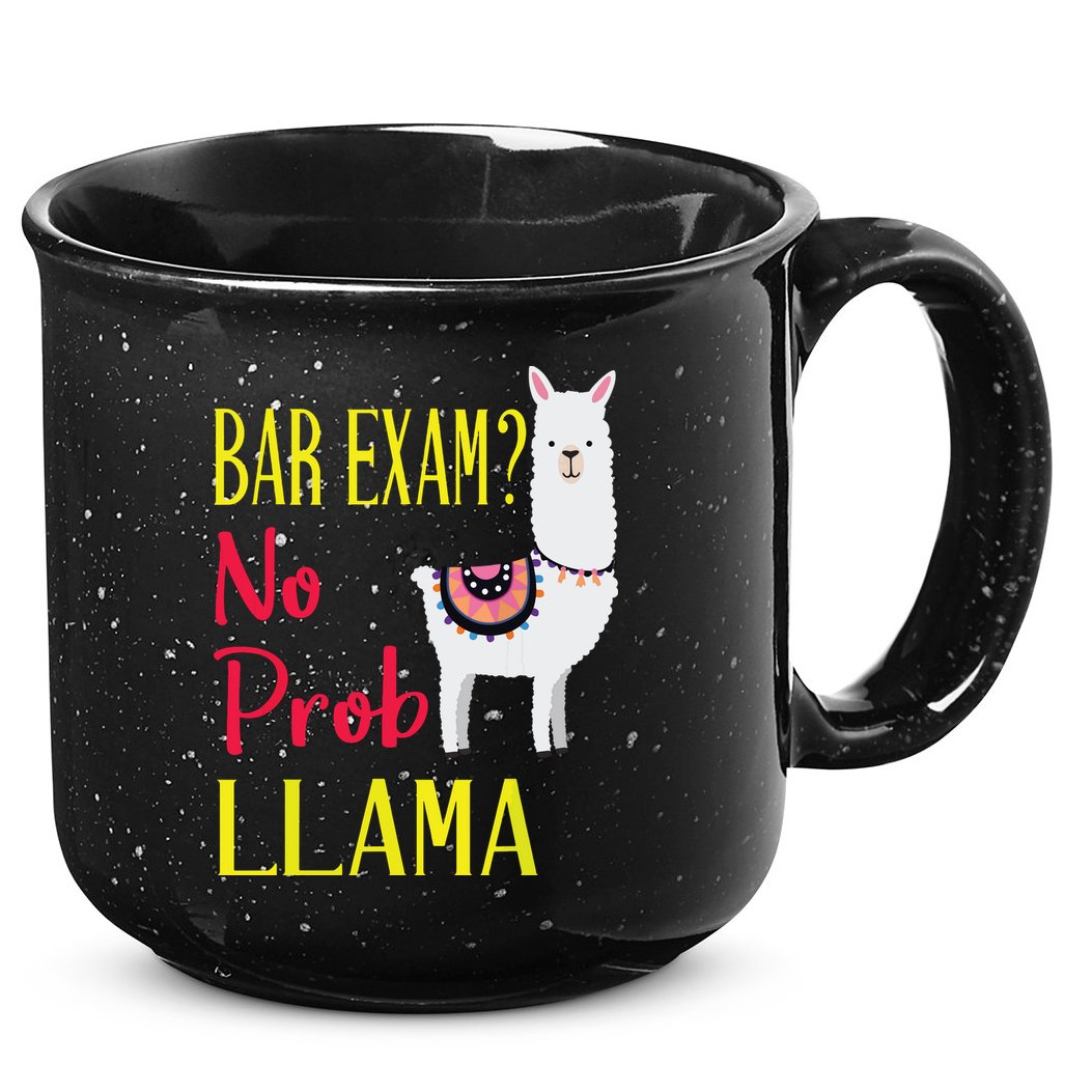 Bar Exam Passing The Passed No Prob Llama Lawyer Law Gift 15oz Campfire Ceramic Mug