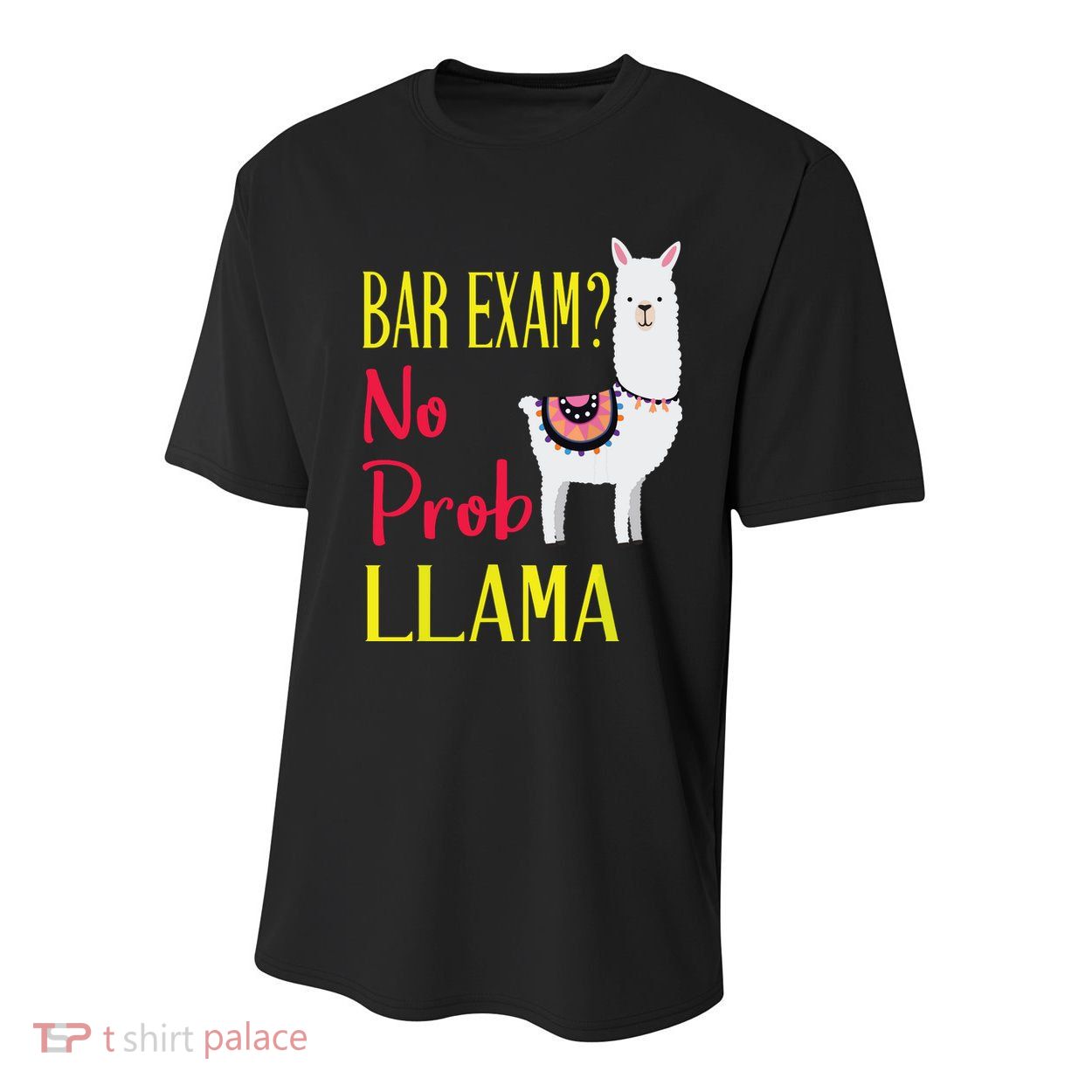Bar Exam Passing The Passed No Prob Llama Lawyer Law Gift Youth Performance Sprint T-Shirt