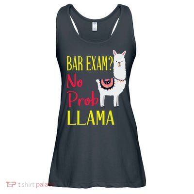 Bar Exam Passing The Passed No Prob Llama Lawyer Law Gift Ladies Essential Flowy Tank
