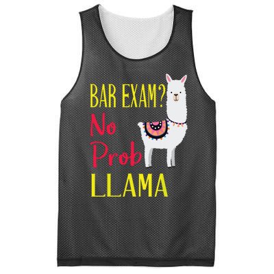 Bar Exam Passing The Passed No Prob Llama Lawyer Law Gift Mesh Reversible Basketball Jersey Tank