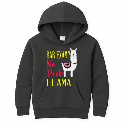 Bar Exam Passing The Passed No Prob Llama Lawyer Law Gift Kids Hoodie