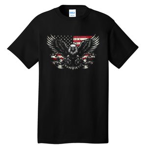 Bald Eagle Patriotic American Eagle Tall T-Shirt