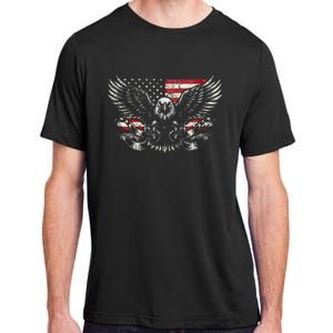 Bald Eagle Patriotic American Eagle Adult ChromaSoft Performance T-Shirt