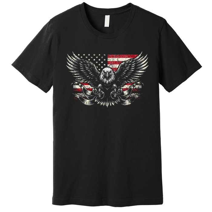 Bald Eagle Patriotic American Eagle Premium T-Shirt