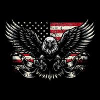 Bald Eagle Patriotic American Eagle Womens Tank Top
