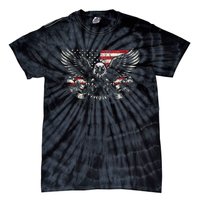 Bald Eagle Patriotic American Eagle Tie-Dye T-Shirt