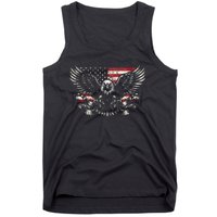 Bald Eagle Patriotic American Eagle Tank Top