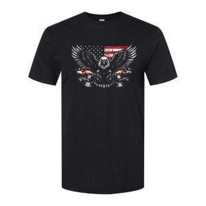 Bald Eagle Patriotic American Eagle Softstyle CVC T-Shirt