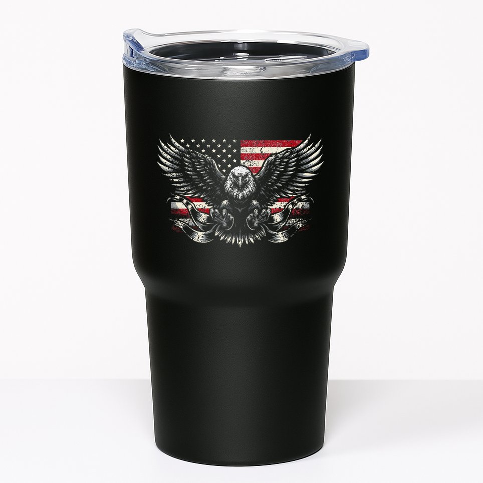 Bald Eagle Patriotic American Eagle Gift Tumbler